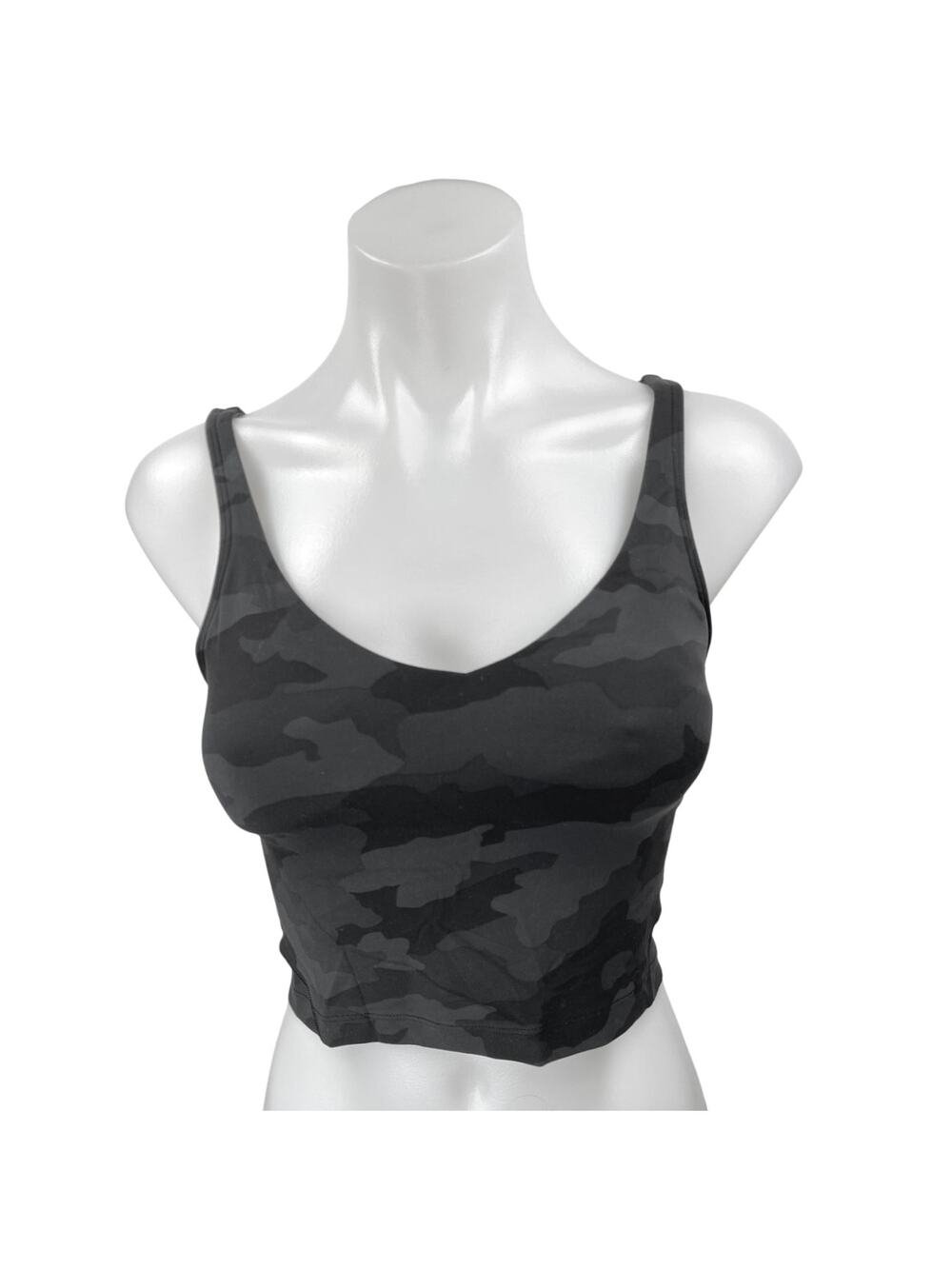 Lululemon Align Black Camo Camouflage Army Sleeveless Sports Bra Crop Tank Top 2